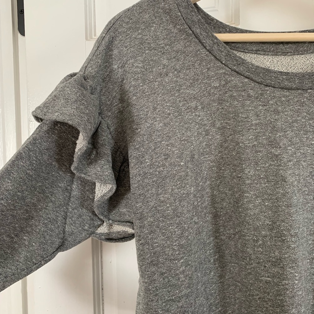 Current/Elliott Ruffle Sweatshirt NWOT - Picture 4 of 7